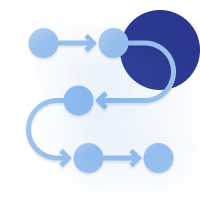 icon that represents a multi.step process